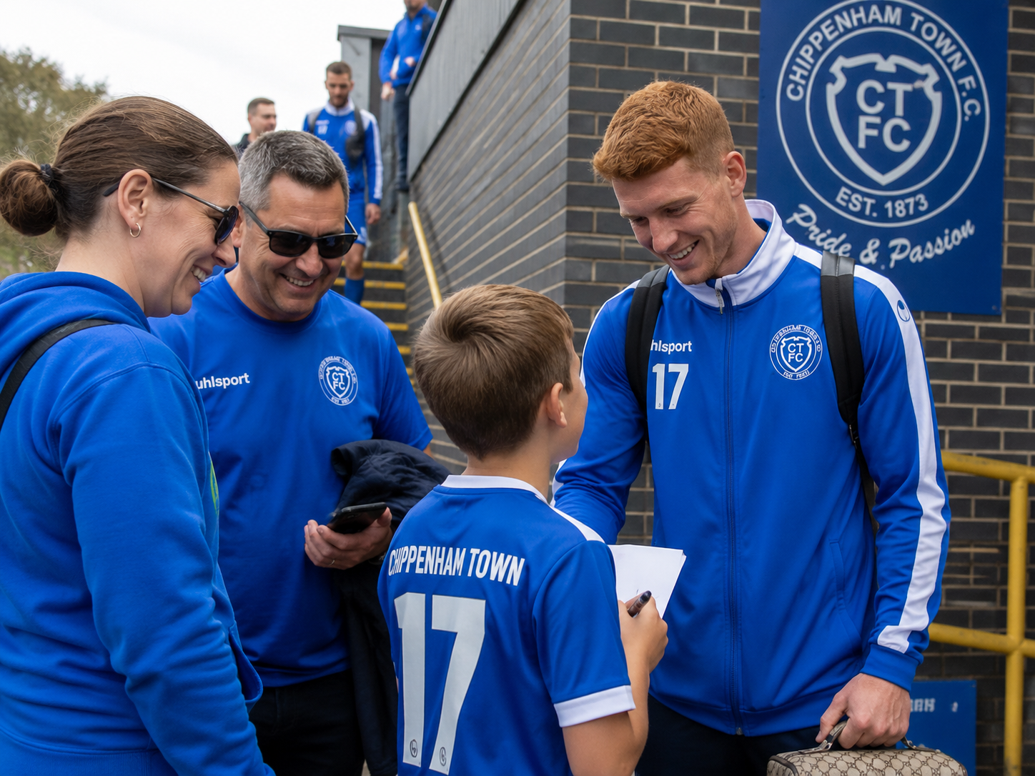 Spark Sports with the kids meeting the players.